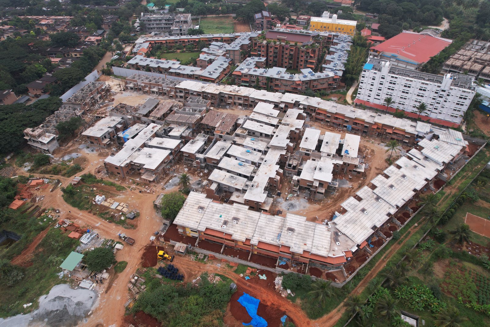 Engineering work underway on site